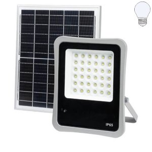 LED SMD Fluter SOLAR 15W 1200LM inkl. SOLAR Panel und FB