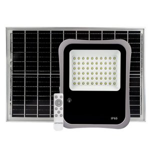LED SMD Fluter SOLAR 30W 2400LM inkl. SOLAR Panel und FB