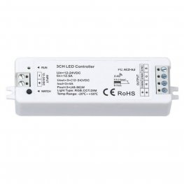 LED Funk RGB 12A Receiver/Dimmer für RGB Tisch-Fernbedienung (V3)