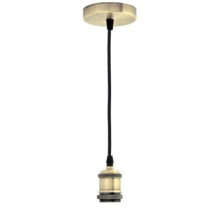 LED Pendelleuchte Vintage E27 bronze OP