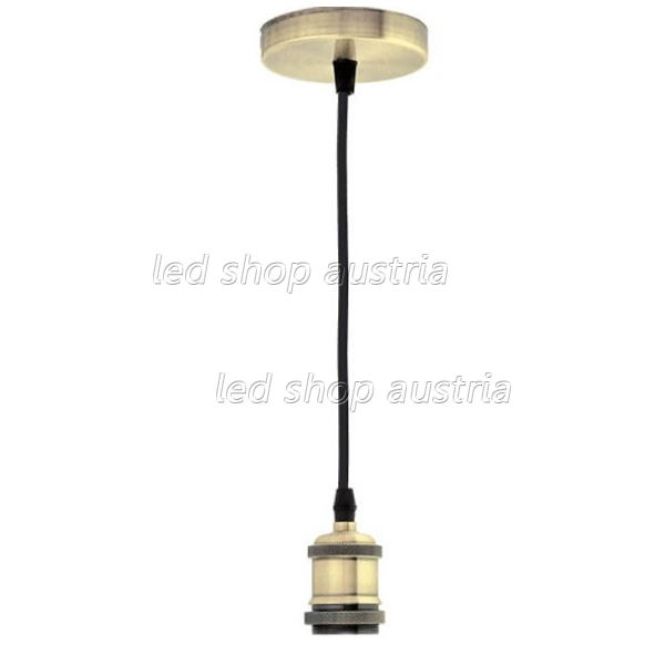 LED Pendelleuchte Vintage E27 bronze OP