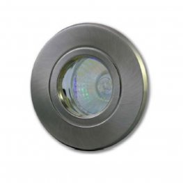 IP44 Feuchtraum Einbaurahmen rund für 50mm LED Spots ZAMAK