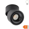 12W LED Deckenstrahler schwenkbar schwarz neutralweiß