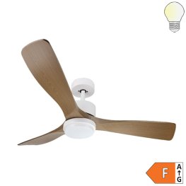 18W LED Deckenventilator Eiche hell weiß CCT