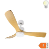 18W LED Deckenventilator Buche weiß CCT