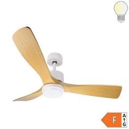 18W LED Deckenventilator Buche weiß CCT
