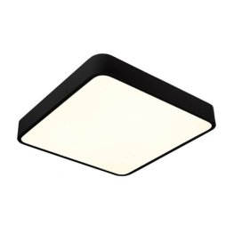 30W LED Deckenleuchte quadratisch schwarz neutralweiß