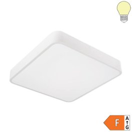 30W LED Deckenleuchte quadratisch weiß warmweiß