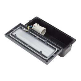 Wandleuchte mit E27 Fassung grau V2 IP54