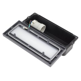 Wandleuchte mit E27 Fassung grau V3 IP54