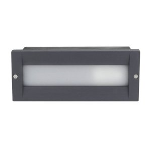 Wandleuchte mit E27 Fassung grau V3 IP54