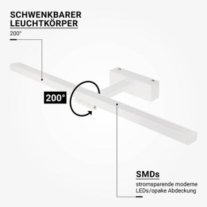 LED Wand- und Spiegelleuchte 14W weiß warmweiß