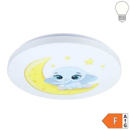 24W LED Kinderzimmerleuchte ELEPHANT neutralweiß