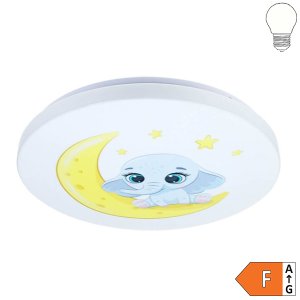 24W LED Kinderzimmerleuchte ELEPHANT neutralweiß