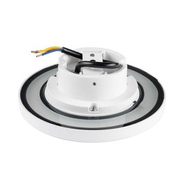 12W LED Wandleuchte rund Aluminium IP65 weiß warmweiß