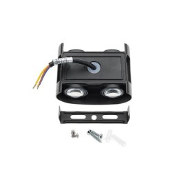 4W LED Wandleuchte schwarz Up-Down warmweiß