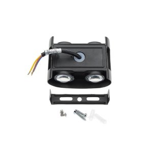4W LED Wandleuchte schwarz Up-Down warmweiß