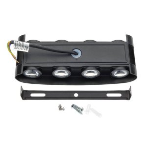 8W LED Wandleuchte schwarz Up-Down warmweiß
