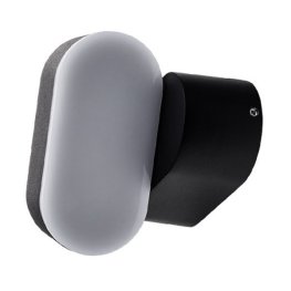 6W LED Außen- Wandleuchte schwenkbar schwarz warmweiß