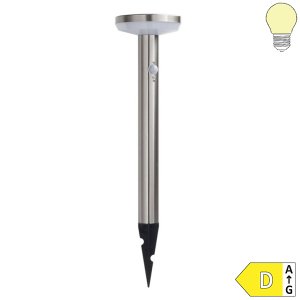 4.4W LED Solar Gehwegleuchte mit PIR Sensor und Erdspieß INOX IP44 warmweiß