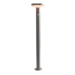 4.4W LED Solar Gehwegleuchte mit PIR Sensor INOX IP44 warmweiß