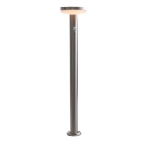 4.4W LED Solar Gehwegleuchte mit PIR Sensor INOX IP44 warmweiß