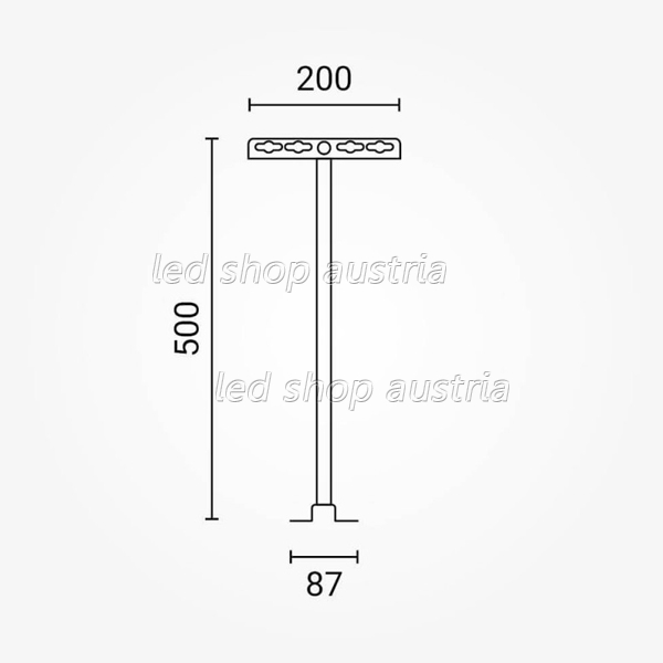 (Bild für) Ausleger- Arm für LED Fluter bis 50W