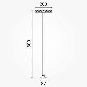 Ausleger- Arm für LED Fluter bis 100W