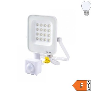 LED SMD Fluter mit Bewegungsmelder 90° weiß 10W kaltweiß