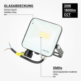 20W LED Fluter CCT Easy Fix IP65