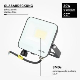 30W LED Fluter CCT Easy Fix IP65