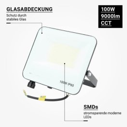 100W LED Fluter CCT Easy Fix IP65