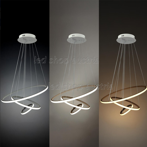 (Bild für) 78W LED CCT Pendelleuchte Dimmbar Weiß 3-fach