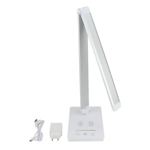5W LED Tischleuchte CCT mit wireless charging für Smartphones weiß