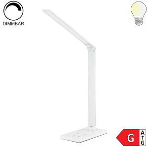 5W LED Tischleuchte CCT mit wireless charging für Smartphones weiß