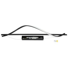 17W LED Pendelleuchte warmweiß schwarz 110cm