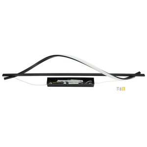 17W LED Pendelleuchte warmweiß schwarz 110cm