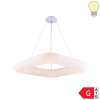 (Bild für) 38W LED Home/Office Hängeleuchte quadratisch warmweiß