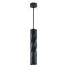 LED Pendelleuchte Twisted GU10 30cm schwarz