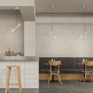 Pendelleuchte für E27 25cm goldbraun