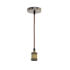 (Bild für) LED Pendelleuchte Vintage E27 messing