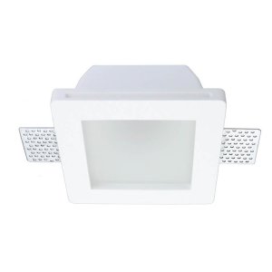 Einbaurahmen Trimless für LED GU10 Quadratisch matt 1-fach