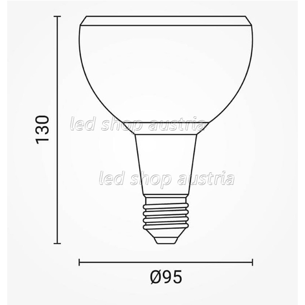 (Bild für) PAR 30 LED Strahler 2400 Lumen 30W kaltweiß