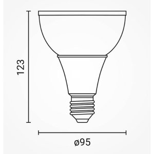 PAR 30 LED Strahler 2400 Lumen 25W warmweiß