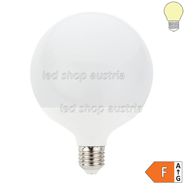 (Bild für) LED E27 G120 Birne 8W Kunststoff warmweiß