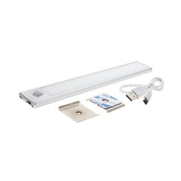 LED Akku- Schrankleuchte 1.5W weiß mit Bewegungsmelder warmweiß