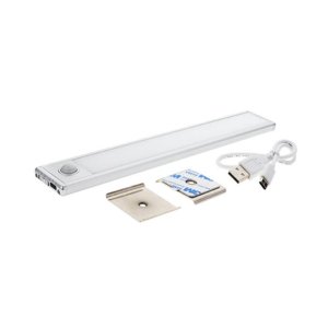 LED Akku- Schrankleuchte 1.5W weiß mit Bewegungsmelder warmweiß
