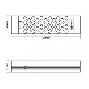 LED Netzteil für LED Leuchtmittel - 24V 100W DC Metall Slim