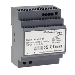 DIN-Hutschienen Netzteil - 12V 100W DC