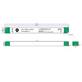 LED Trafo SLIM THIN Premium - 24V DC 150W